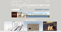 Desktop Screenshot of muenchenarchitektur.com