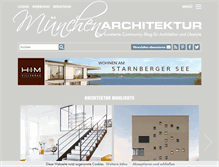 Tablet Screenshot of muenchenarchitektur.com